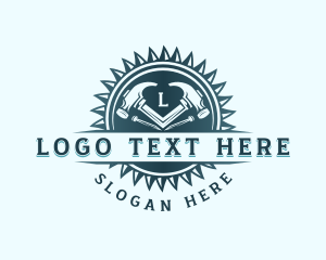 Logger - Saw Hammer Carpentry logo design