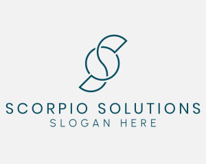 Professional Business Letter S logo design