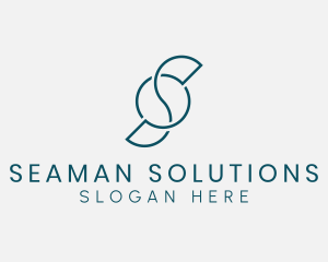 Professional Business Letter S logo design