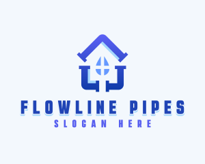 Plumber Pipe Plumbing logo design