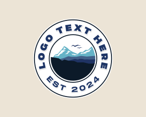 Trek - Mountaineer Hiker Summit logo design