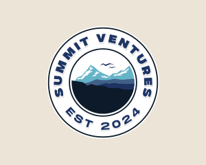 Mountaineer Hiker Summit logo design