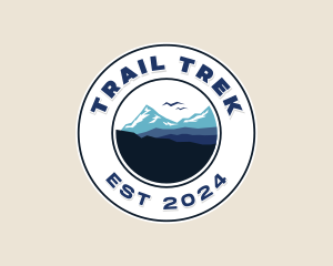 Hiker - Mountaineer Hiker Summit logo design