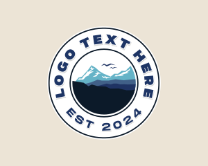 Mountaineer Hiker Summit Logo