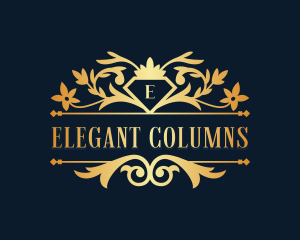 Elegant Floral Boutique logo design