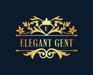 Elegant Floral Boutique logo design