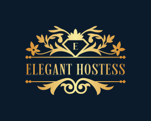 Elegant Floral Boutique logo design