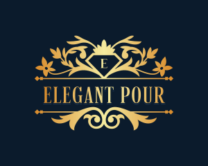 Elegant Floral Boutique logo design