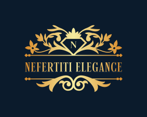 Elegant Floral Boutique logo design