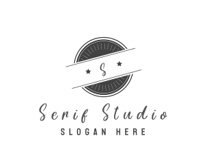 Hipster Retro Studio logo design