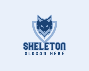 Game Streaming - Wolf Shield Esports logo design