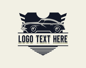 Transportation - Car Vehicle Shield logo design
