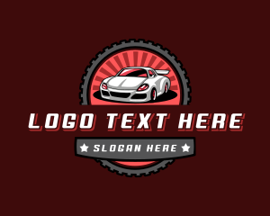 Engine - Racing Automotive Garage logo design