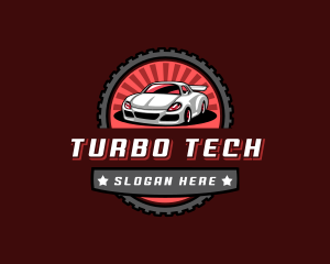 Turbo - Racing Automotive Garage logo design