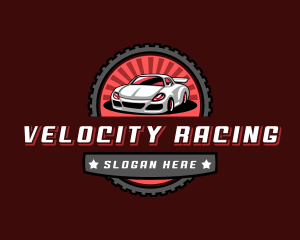 Racing Automotive Garage logo design