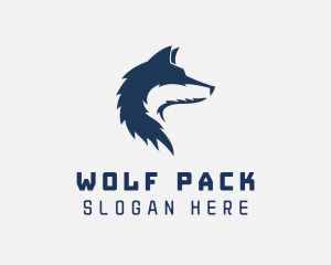 Wild Wolf Canine logo design