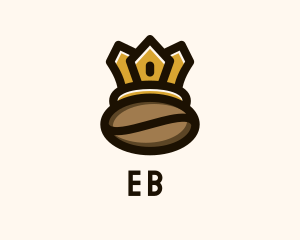 Coffee Bean Crown Logo