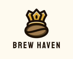 Coffeehouse - Coffee Bean Crown logo design