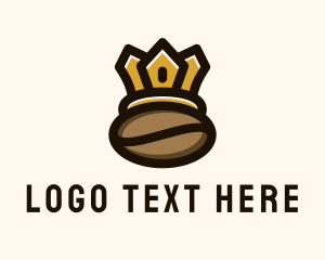 Coffee Bean Crown Logo