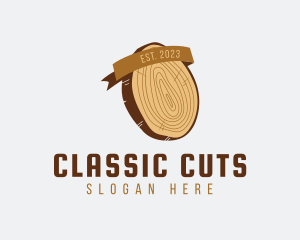 Lumberjack Wood Chop logo design