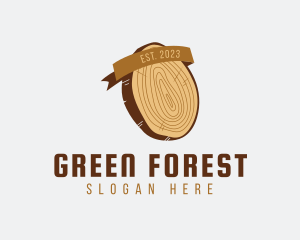 Lumberjack Wood Chop logo design