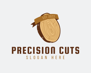 Cutting - Lumberjack Wood Chop logo design