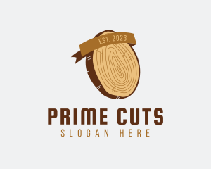 Lumberjack Wood Chop logo design