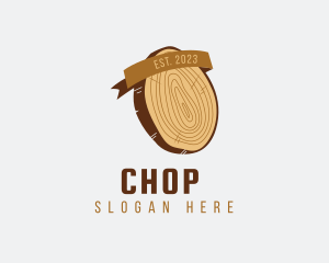Lumberjack Wood Chop logo design