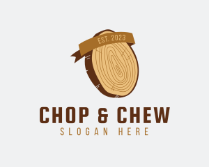 Lumberjack Wood Chop logo design