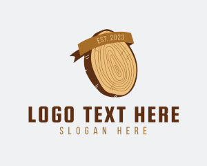 Lumberjack Wood Chop Logo