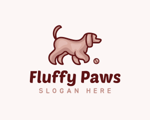 Fluffy - Fluffy Pet Dog Ball logo design