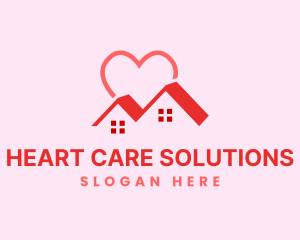 House Heart Insurance logo design