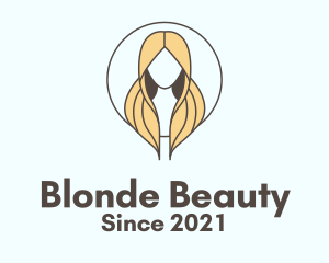 Blonde - Blonde Hair Woman logo design