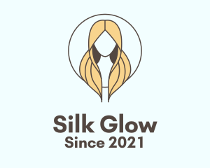 Conditioner - Blonde Hair Woman logo design