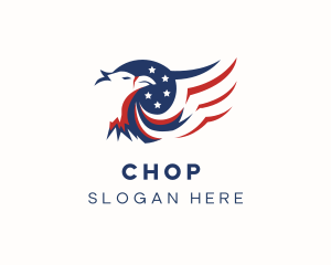 Veteran - American Eagle Wings logo design