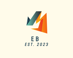 Corporate - Colorful Company Letter M logo design
