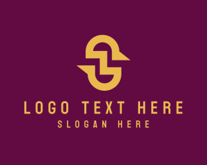 Unique Modern Letter S logo design