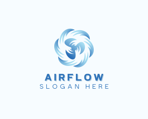 Cooling Ventilation Fan logo design