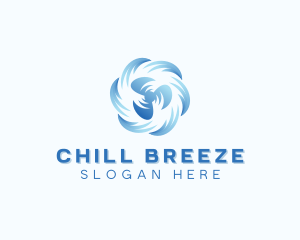 Cooling Ventilation Fan logo design