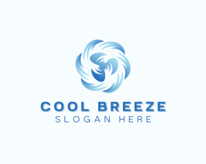 Cooling Ventilation Fan logo design