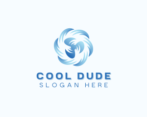 Cooling Ventilation Fan logo design