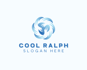 Cooling Ventilation Fan logo design