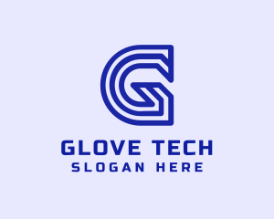 Gradient Tech Letter G logo design