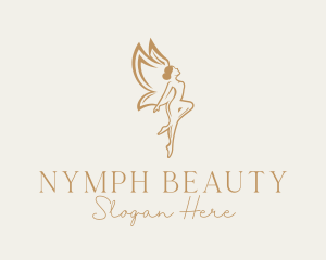 Golden Fairy Beauty logo design