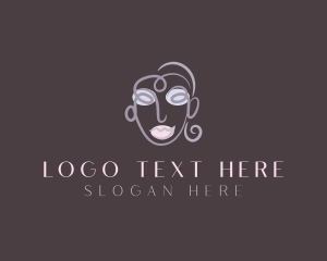 Abstract - Couture Glamor Beauty Face logo design