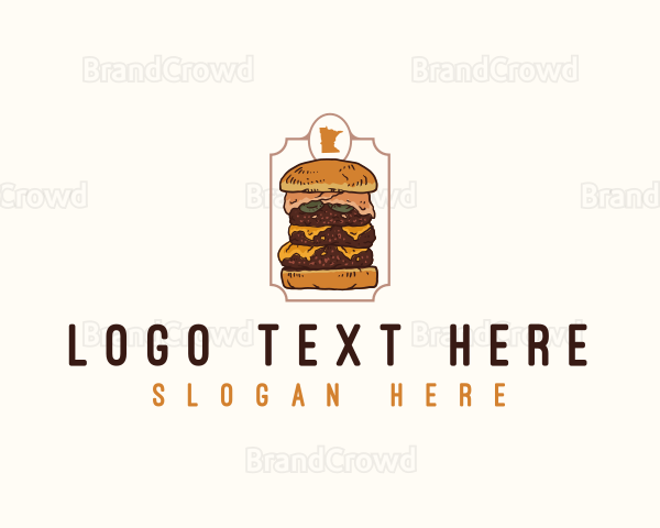 Minnesota Juicy Lucy Burger Logo