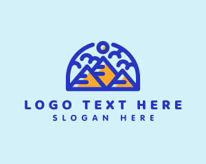 Path - Mountain Peak Travel logo design