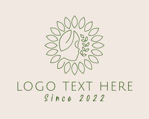 Herbal - Mother Nature Face logo design