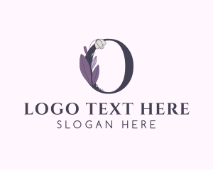 Blogger - Flower Garden Letter O logo design