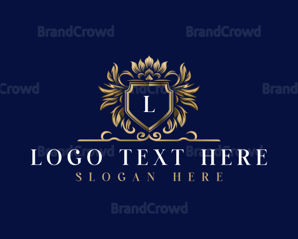 Luxury Crown Shield Logo